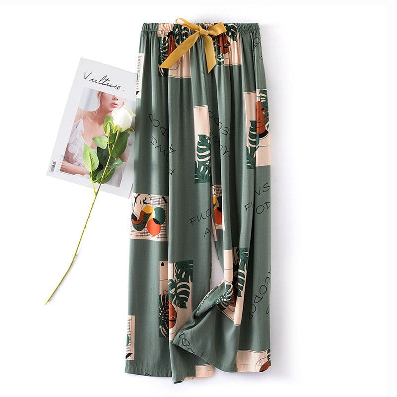 Women Pajamas Casual Nightwear Pijamas Print Cotton Intimate Lingerie Home Clothes New Sleepwear Pyjamas Homewear