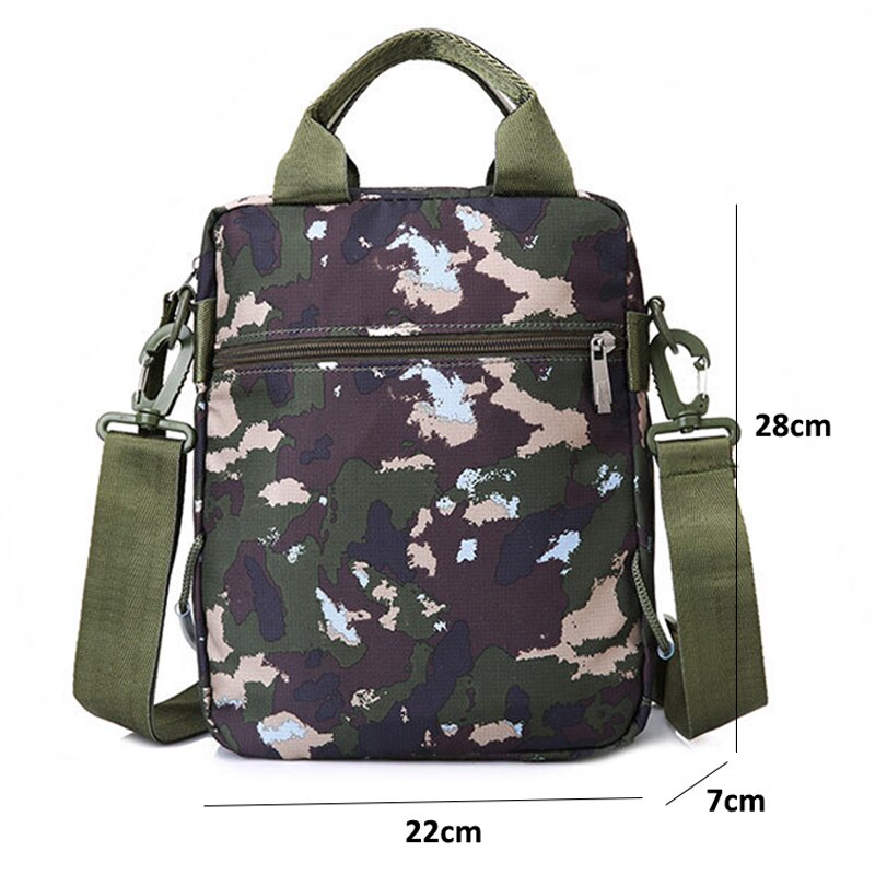 Men Nylon Messenger Bag Shoulder Crossbody Bags Multifunction Fashion Casual Hiking Bicycle Travel Satchel School Handbag XA80ZC