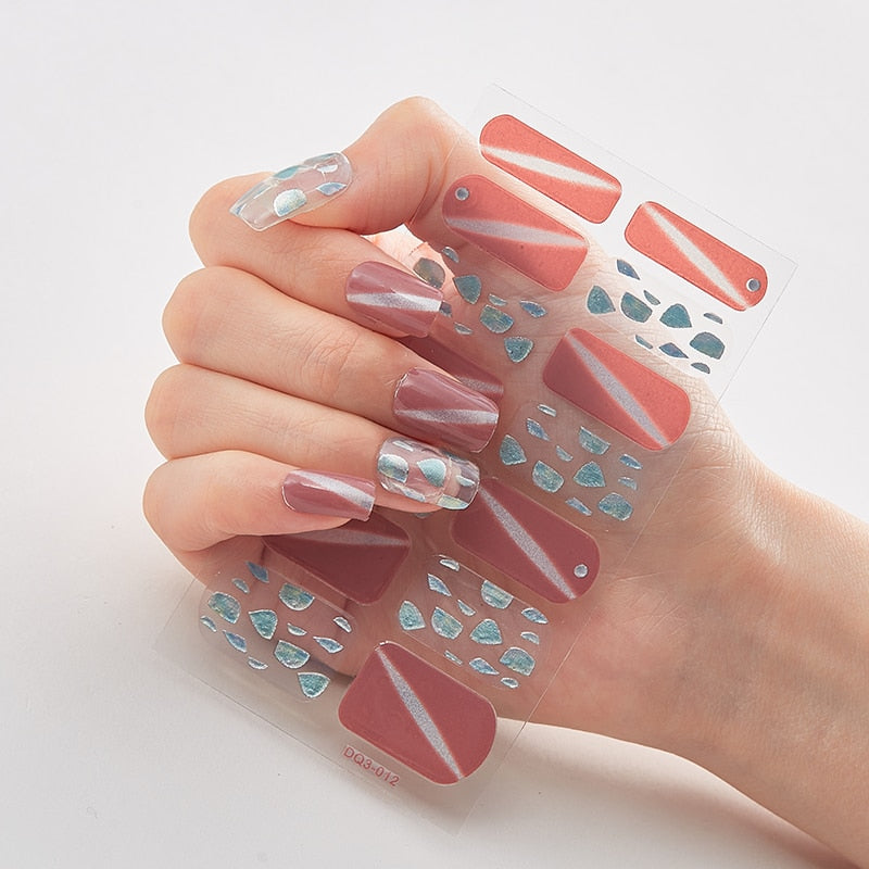 Three Sorts 0f Nail Stickers Self Adhesive Nail Sticker Nails Art Decoration Nail Designs Nails Sticker Designer Full Beauty