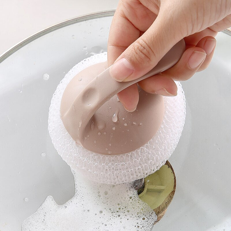 Strong Magic stainless steel Cleaning Brush Dish Bowl Washing Sponge Kitchen Pot Pan Window cleaner tools Kitchen Clean Brush