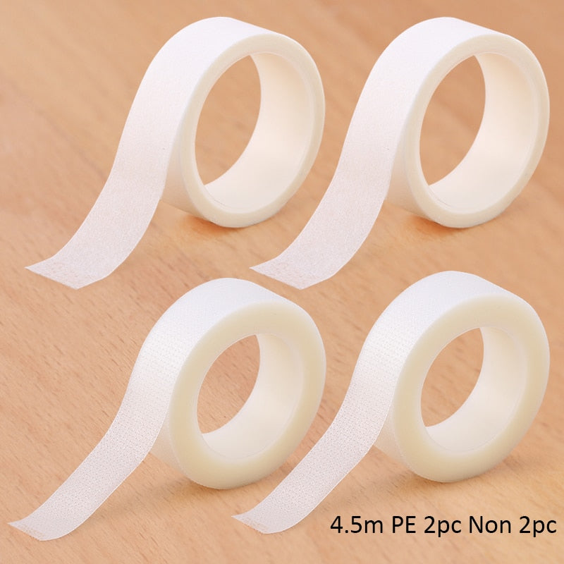 New breathable easy to tear Medical Tape/White Silk Paper Under Patches Eyelash Extension Supply Eyelash Extension Tape