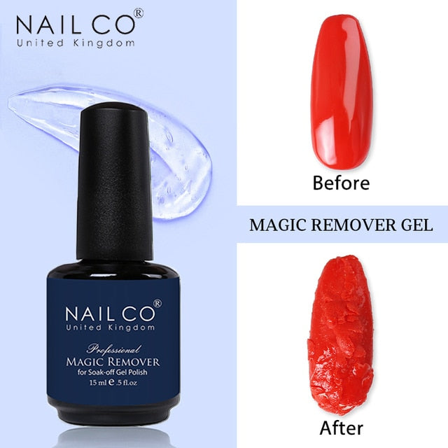 NAILCO 15ml Pink Colors Series Semi Permanent Nail Gel Varnish Polish Soak Off White Red UV Nail Art Gel Nail Polish Gel Lacquer