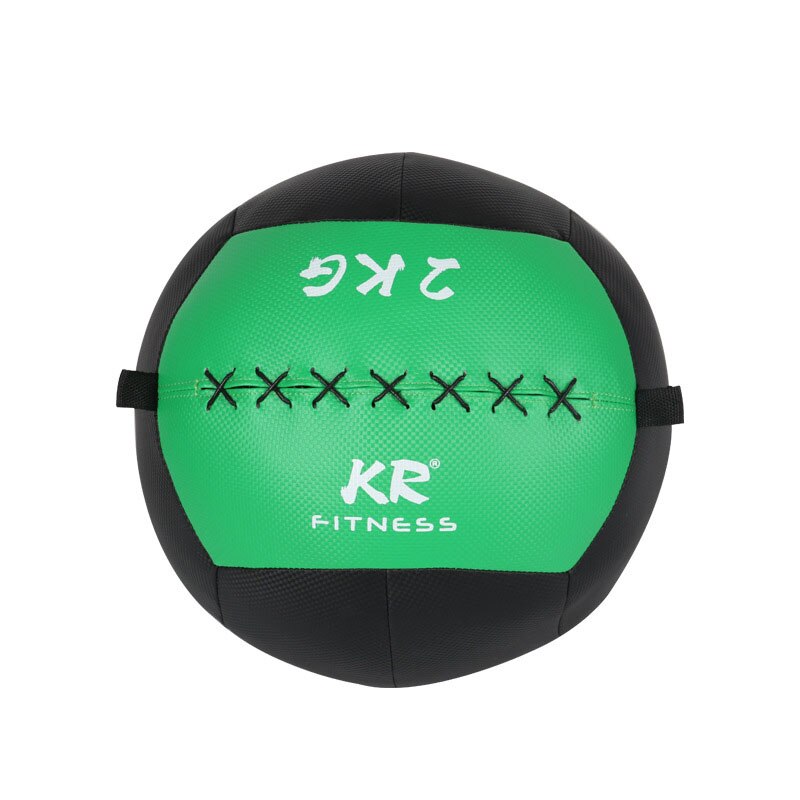 KR 35cm Crossfit Medicine Ball Empty Snatch Wall Balls Heavy Duty Exercise Kettlebell Lifting Fitness MB Muscle Building