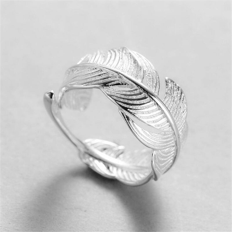 Silver Plated Rings for Women Temperament Personality Jewelry Creative Love Hug Ring Fashion Tide Flow Open Ring Anillos