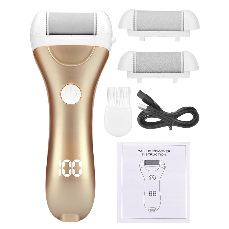 Hot sale Charged Electric Foot File for Heels Grinding Pedicure Tools Professional Foot Care Tool Dead Hard Skin Callus Remover