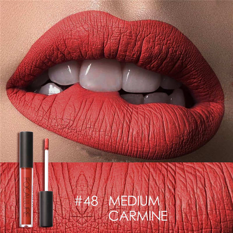 FOCALLURE 39 Color Matte Lipgloss Lip Tint Paint Colors Long Lasting Waterproof Liquid Moisturizing Lipstick Beauty Makeup