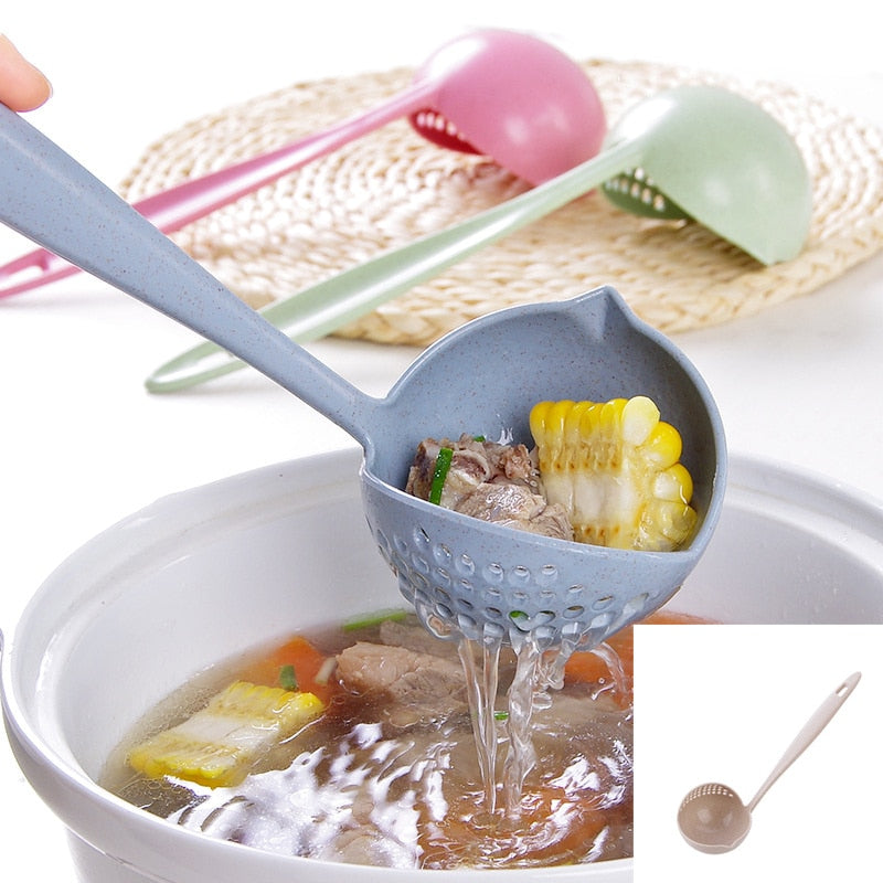 Kitchen Accessories plastic Silicone Kitchen Cooking Salad Serving Stainless Steel Handle Utensil Kitchen Tools Kitchen Gadgets