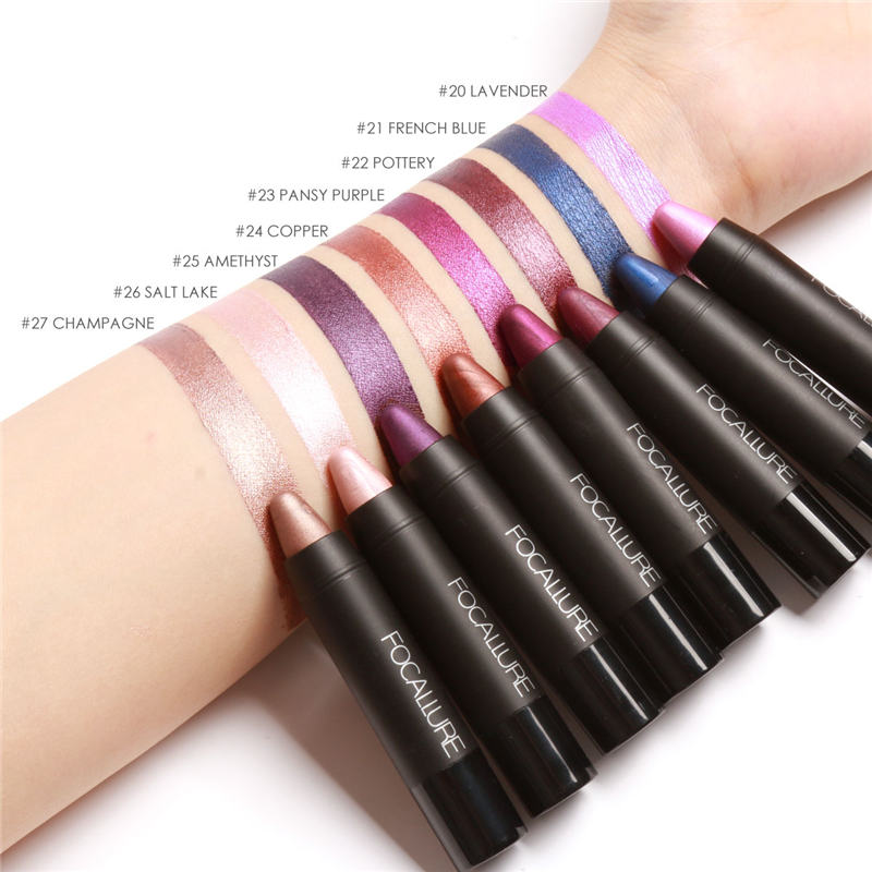 FOCALLURE 31 Colors Matte Lipstick Pencil High Gloss Crayons Long-lasting Waterproof Lip Pen Makeup Cosmetics for Women