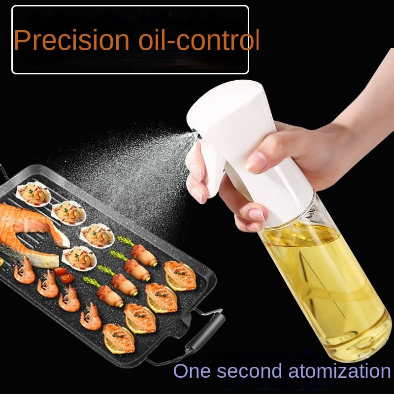 200/300 ML Oil Spray Pot Kitchen Household Edible Olive Oil Spray Bottle Atomized Misty Oil Tank Air Fryer Spray Bottle