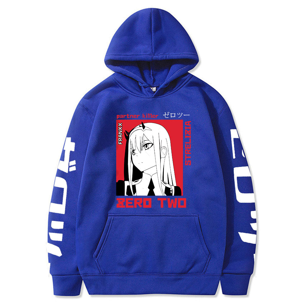 Anime Darling In The Franxx Men Women Unisex Hoodies Sweatshirts Zero Two Hoodie Autumn Winter