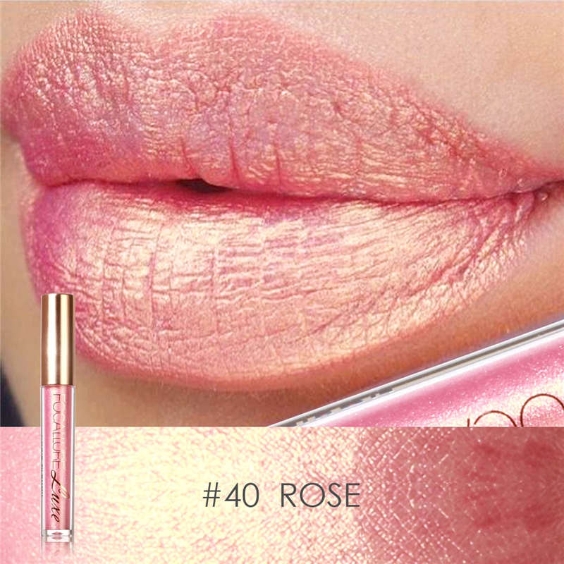 FOCALLURE 39 Color Matte Lipgloss Lip Tint Paint Colors Long Lasting Waterproof Liquid Moisturizing Lipstick Beauty Makeup