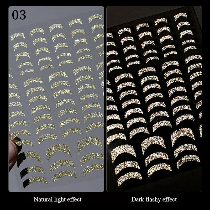 1PC Heart Love Design 3D Nail Sticker English Letter stickers Face Pattern Trasnfer Sliders Valentine's Day Nail Art Decoration