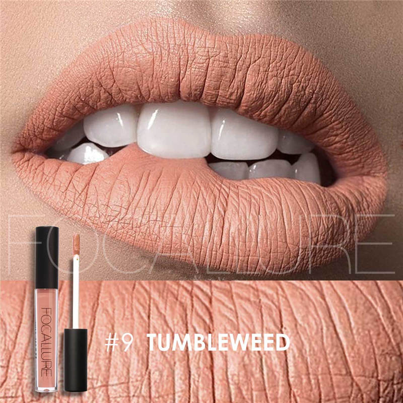 FOCALLURE 39 Color Matte Lipgloss Lip Tint Paint Colors Long Lasting Waterproof Liquid Moisturizing Lipstick Beauty Makeup