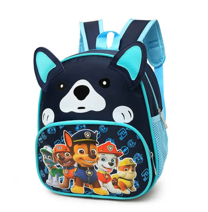 New Paw Patrols Toy Cartoon School Backpack Cartoon Lighten Kindergarten Bag Chase Skye Marshall Figure Print for Kids 2-8Y