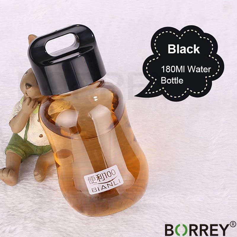 BORREY Colored Plastic Small Water Bottles Portable School Water Bottles Bpa Free Mini Cute Kids Children Direct Drinking Bottle