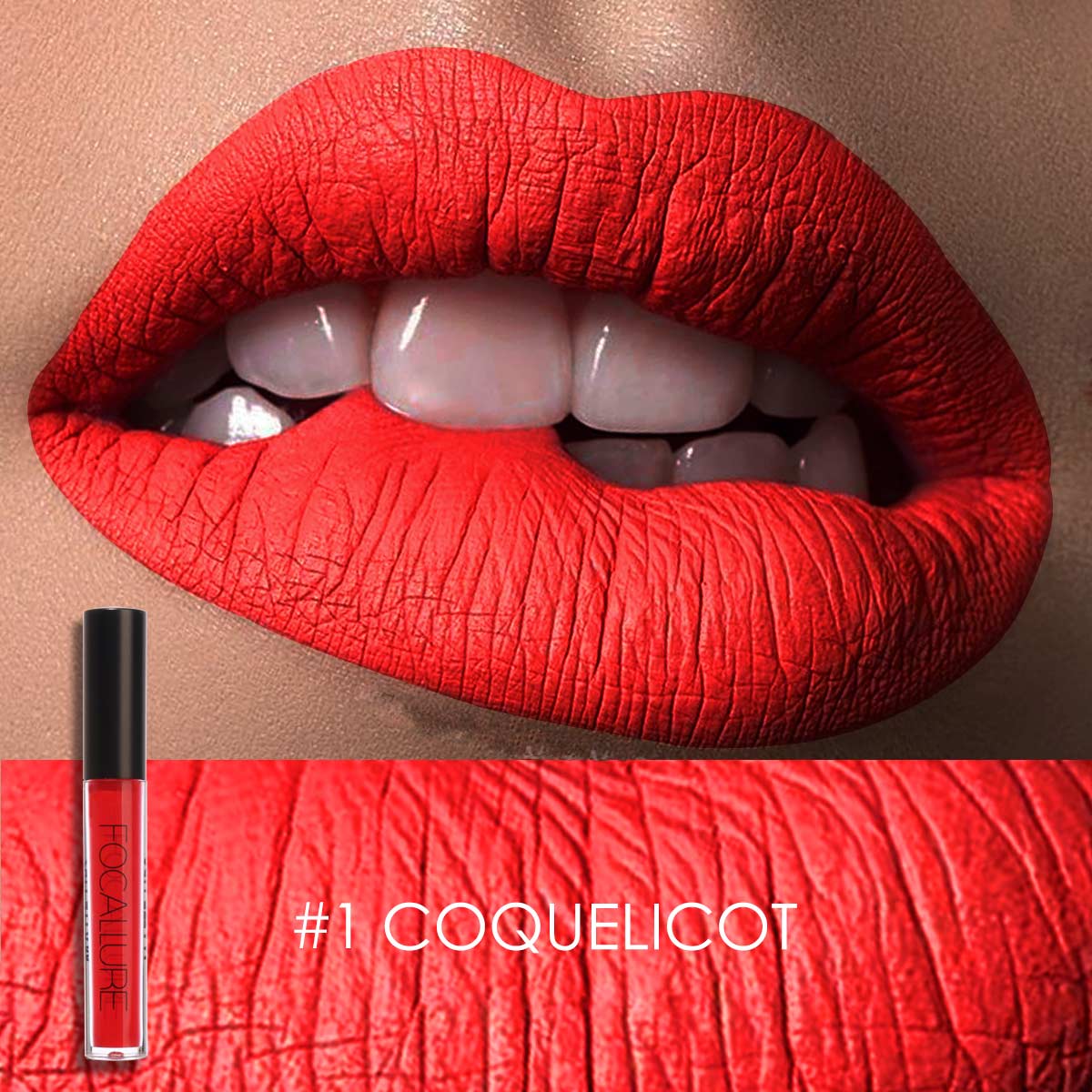 FOCALLURE 39 Color Matte Lipgloss Lip Tint Paint Colors Long Lasting Waterproof Liquid Moisturizing Lipstick Beauty Makeup