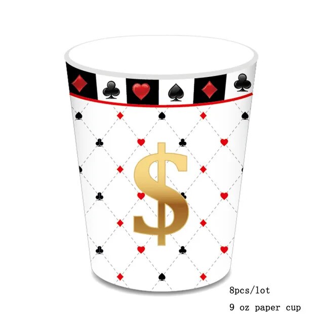 Poker Game Casino Party Decorations Playing Card Theme Party Birthday Party Supplies Adult Hen Party Bachelor Party Decoration