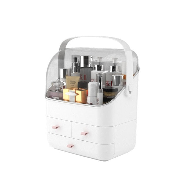 Fashion Acrylic Cosmetic Box Transparent Makeup Jewelry Drawer Home Storage Boxs Multifunctional Travel Cosmetic Organizer