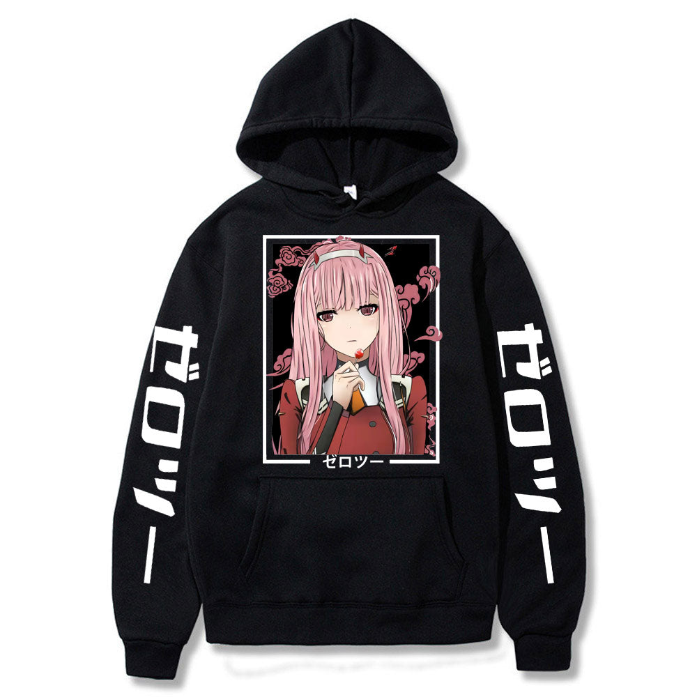 Anime Darling In The Franxx Men Women Unisex Hoodies Sweatshirts Zero Two Hoodie Autumn Winter