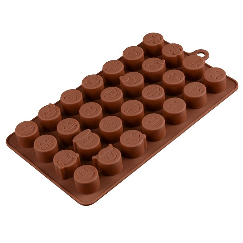 3D Chocolate Mold Silicone Chocolates Molds for Baking Nonstick Jelly Pudding Sugarcraft Mould DIY Kitchen Bakeware