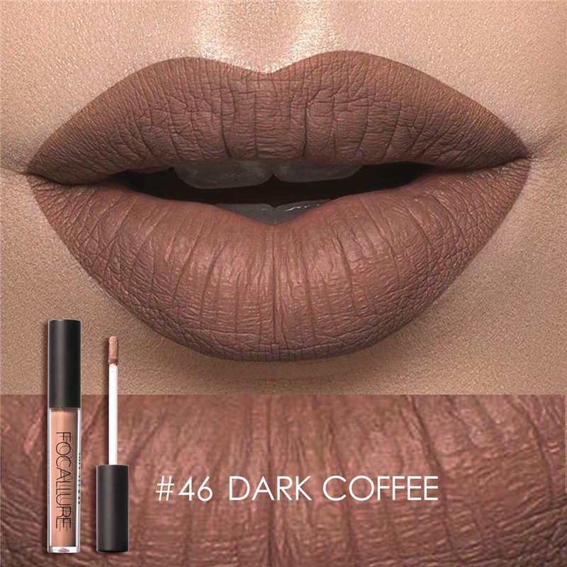 FOCALLURE 39 Color Matte Lipgloss Lip Tint Paint Colors Long Lasting Waterproof Liquid Moisturizing Lipstick Beauty Makeup