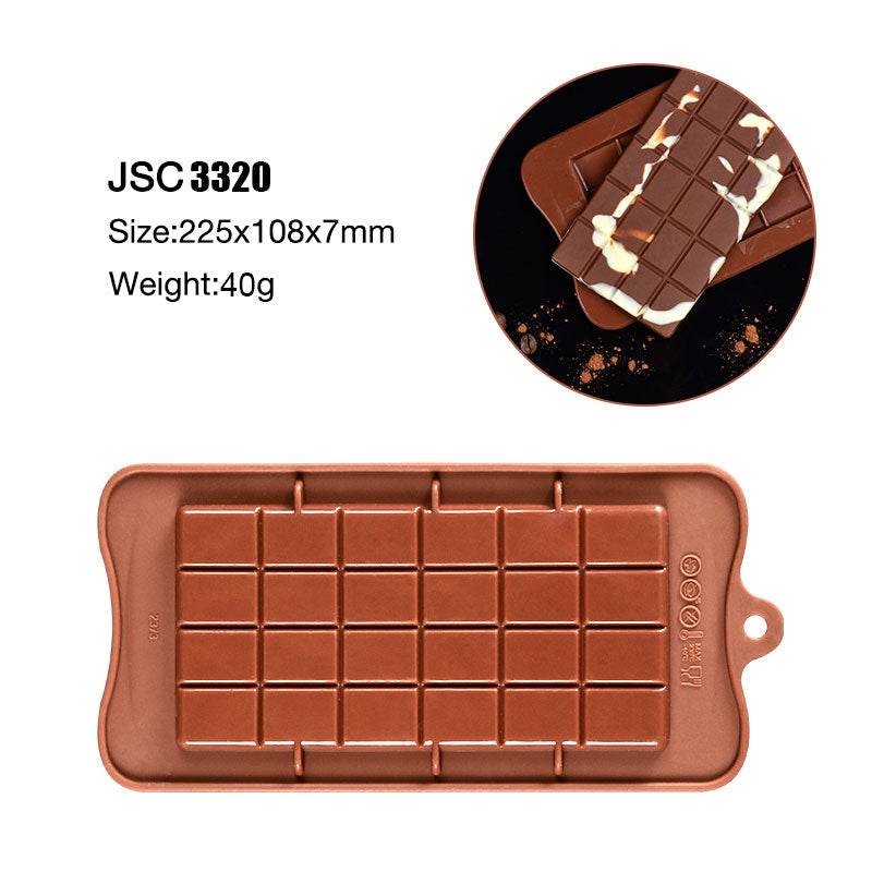 3D Chocolate Mold Silicone Chocolates Molds for Baking Nonstick Jelly Pudding Sugarcraft Mould DIY Kitchen Bakeware