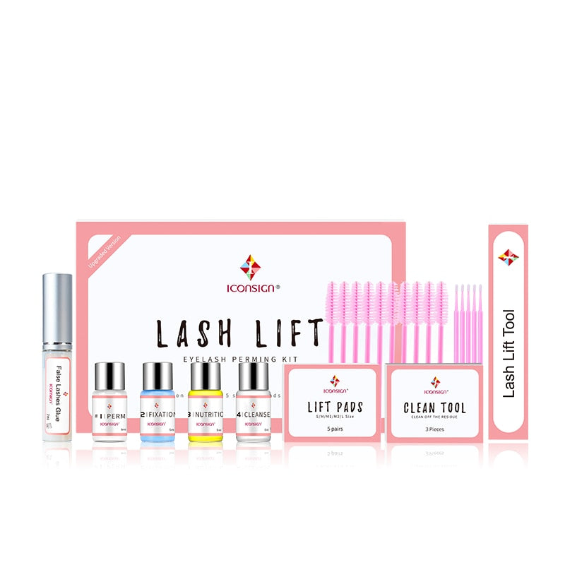 ICONSIGN Lash Lift Kit Upgrade Version Eyelash Perm Lifting Eyelash Curl Lash Eyelash Enhancer Eye Makeup Tools