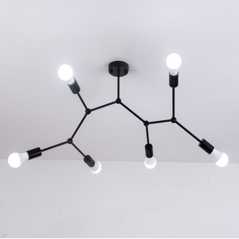 Molecule Led Chandelier Light E27 Home Kitchen Bedroom Illumination Ceiling Lamp Creative Indoor Chandeliers Lighting Fixturex