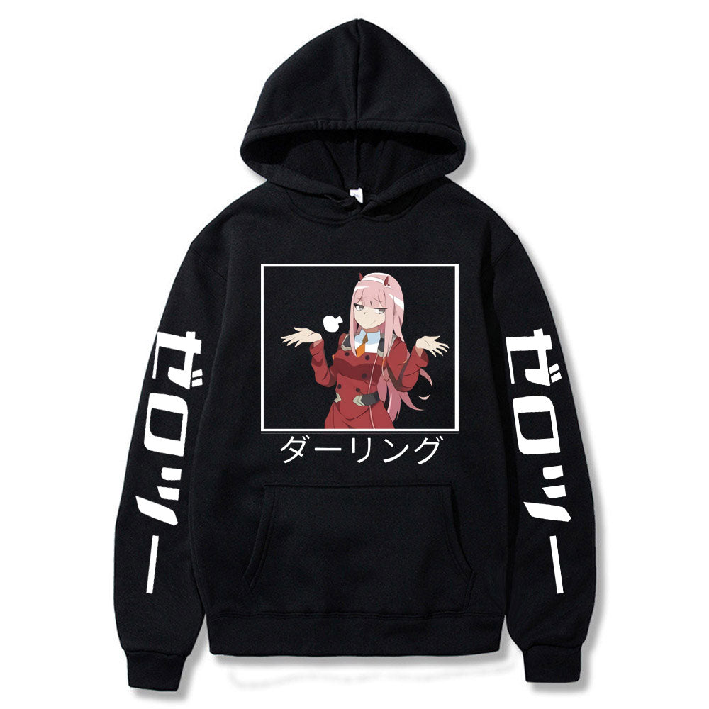 Anime Darling In The Franxx Men Women Unisex Hoodies Sweatshirts Zero Two Hoodie Autumn Winter