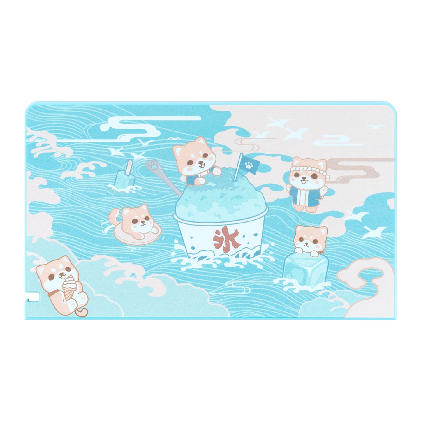 GeekShare Case For Nintendo Switch Charging Dock Kawaii Cotton Ice Cream Cat Full Cover NS Game Console Base Shell