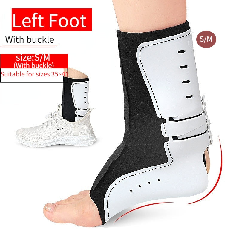 Adjustable Foot Droop Splint Brace Orthosis Ankle Joint Fixed Strips Guards Support Sports Hemiplegia Rehabilitation Equipment