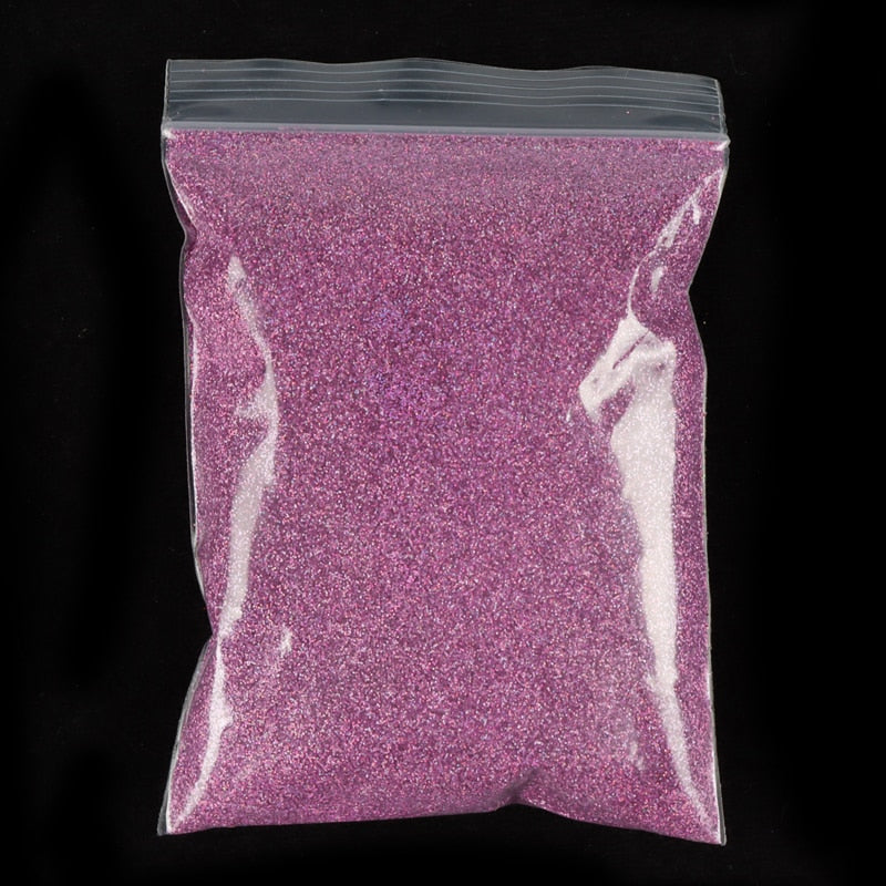 50G Holographic Mixed Hexagon Shape Chunky Nail Glitter Silver Sequins Laser Sparkly Flakes Slices Manicure Nails Art Decoration