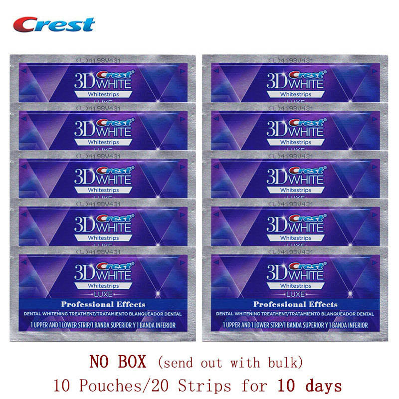 Professional 3D White Whitestrips LUXE Professional Effects Original Oral Hygiene Teeth Whitening 100% Original