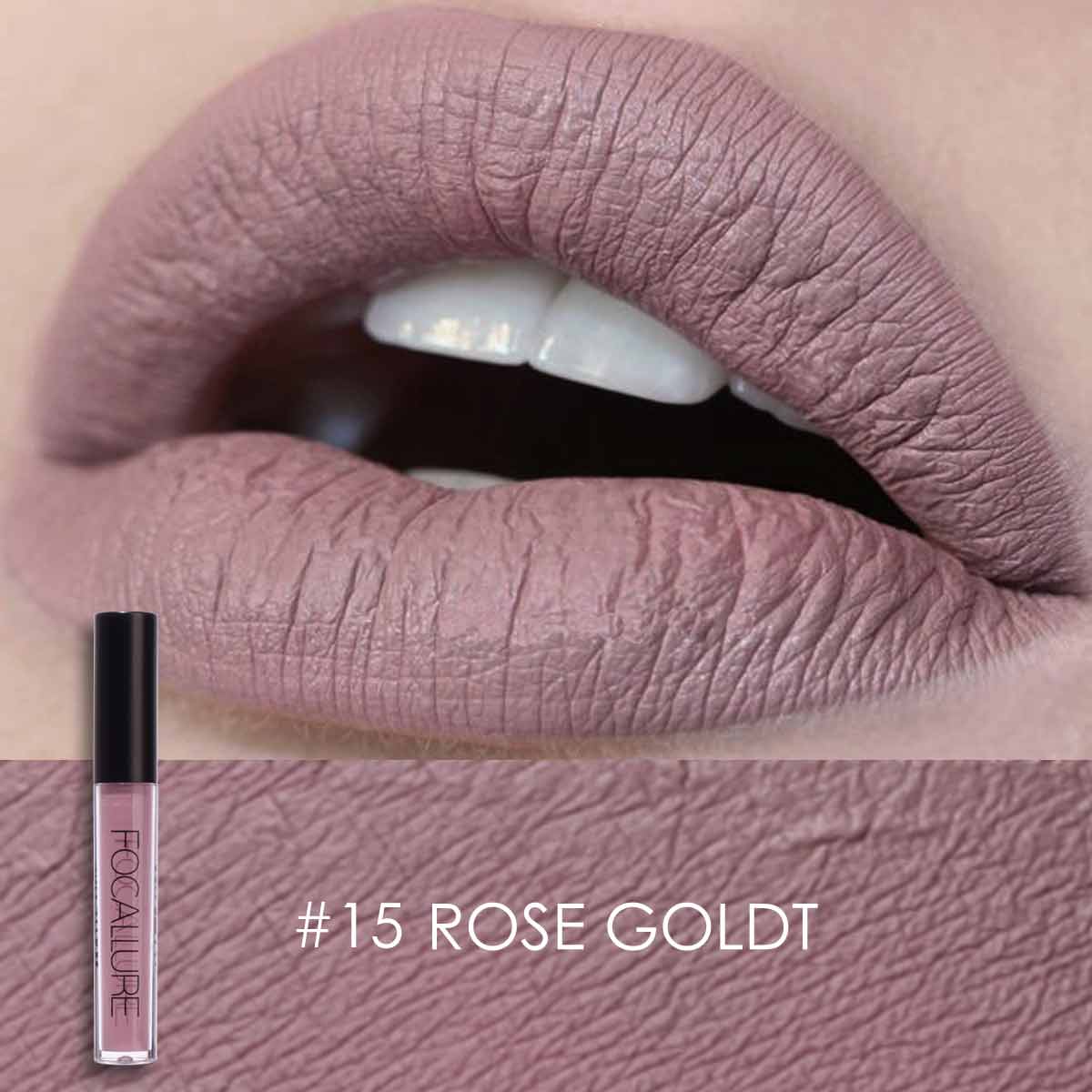 FOCALLURE 39 Color Matte Lipgloss Lip Tint Paint Colors Long Lasting Waterproof Liquid Moisturizing Lipstick Beauty Makeup