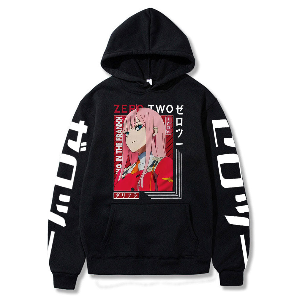 Anime Darling In The Franxx Men Women Unisex Hoodies Sweatshirts Zero Two Hoodie Autumn Winter