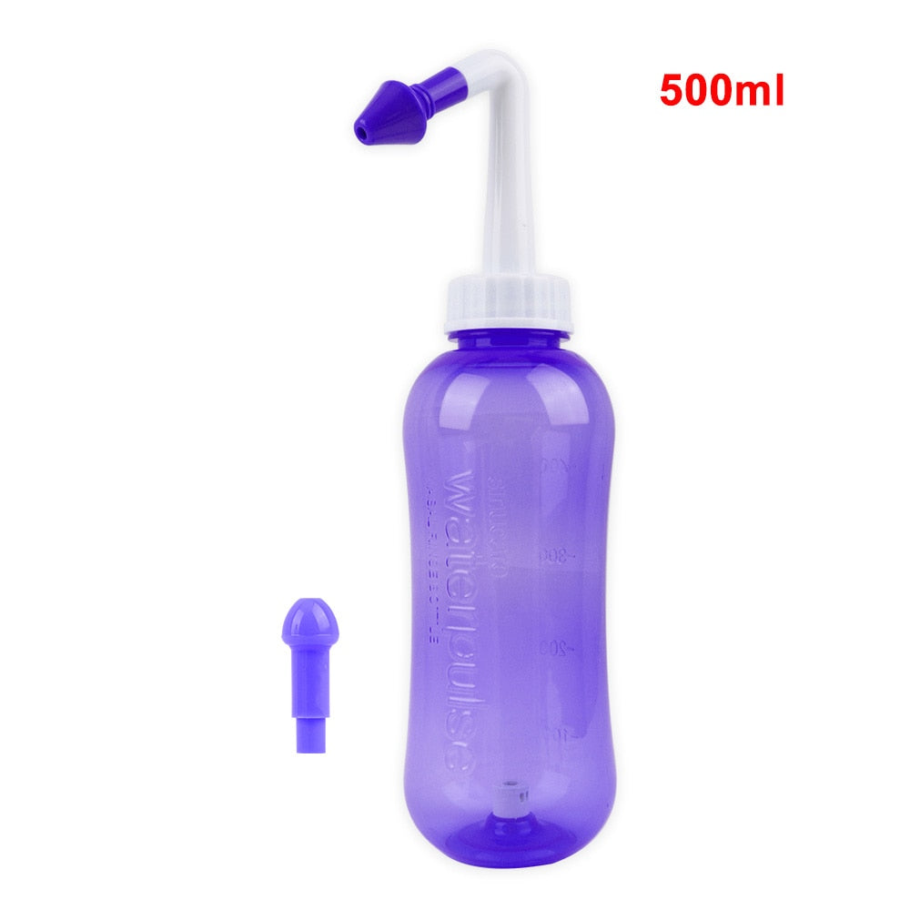 1set 300ML Nasal irrigator Nasal Rinse Bottle Nasal Wash Cleaner Nose Protector Avoid Allergic Rhinitis Adults Children Neti Pot