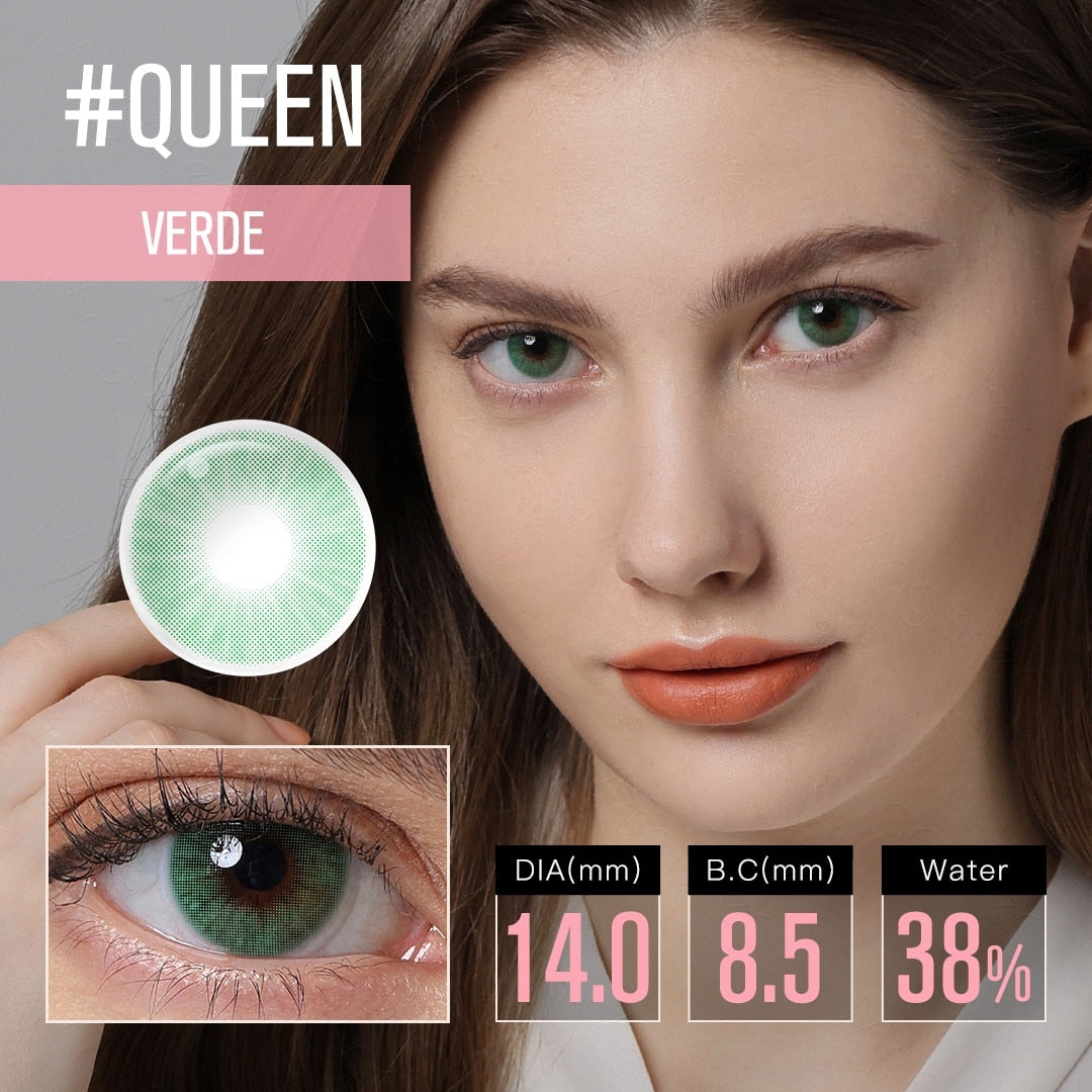 Natural Color Lens Eyes 1Pair Color Contact Lenses For Eyes Beauty Contact Lenses Eye Cosmetic Color Lens Eyes