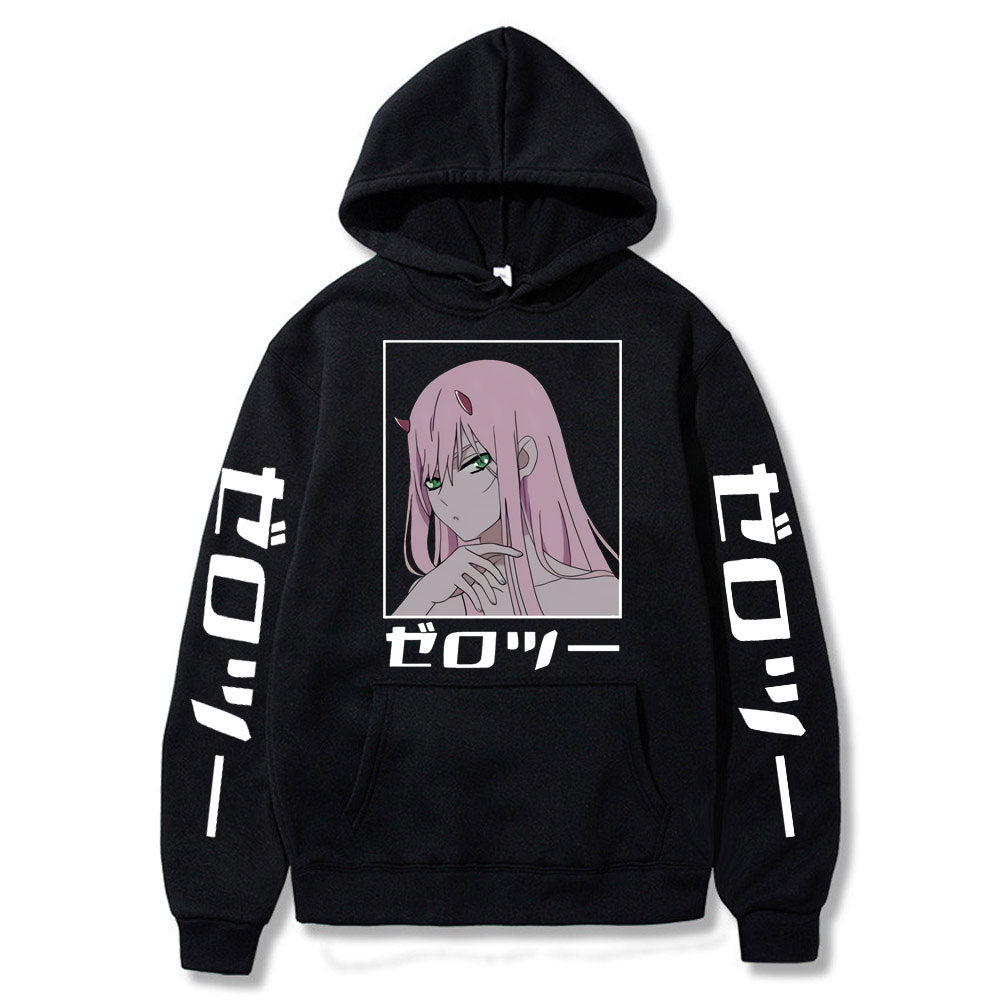 Anime Darling In The Franxx Men Women Unisex Hoodies Sweatshirts Zero Two Hoodie Autumn Winter