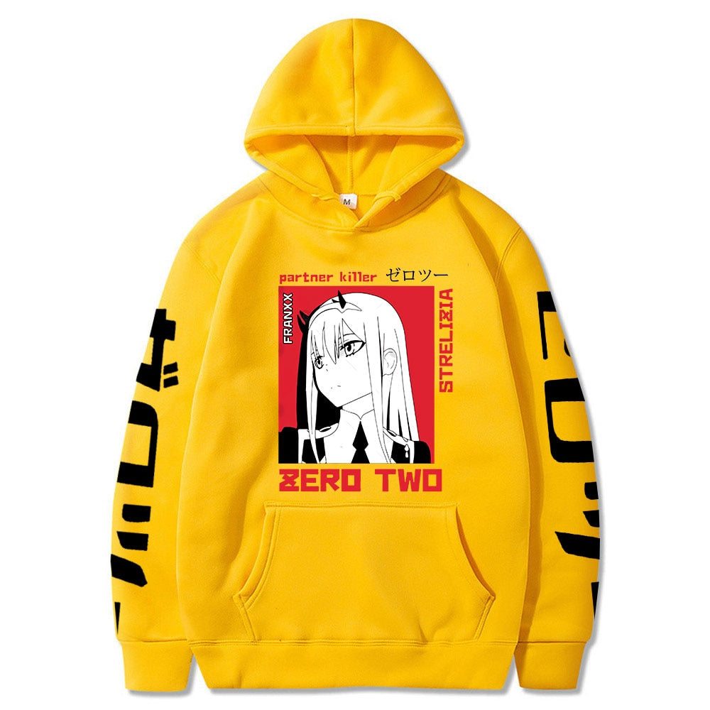 Anime Darling In The Franxx Men Women Unisex Hoodies Sweatshirts Zero Two Hoodie Autumn Winter