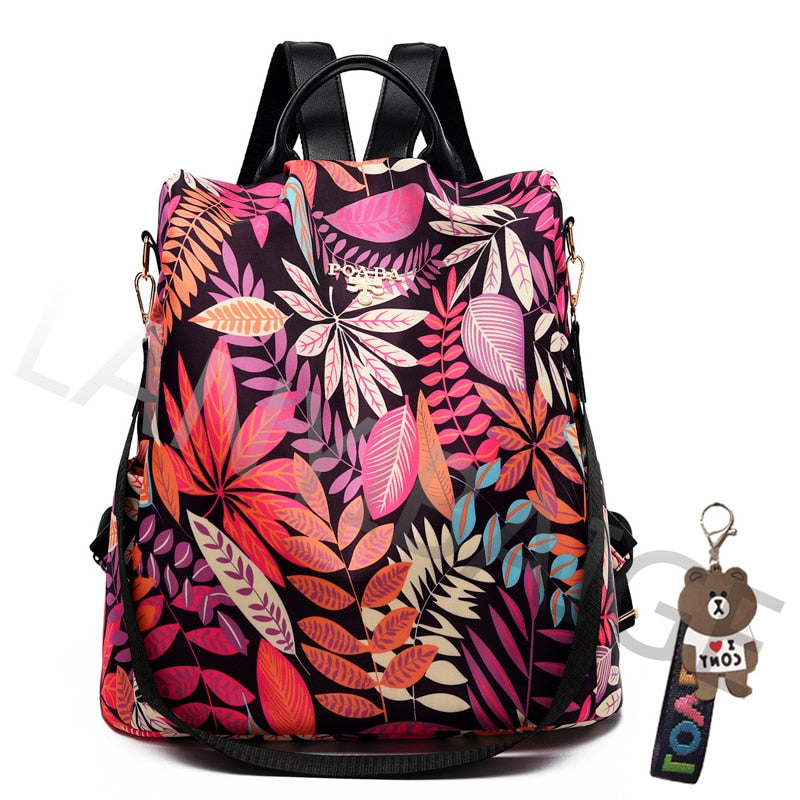 Fashion Backpack Women Oxford Cloth Shoulder Bag 2023 School Bags For Teenage Girls Light Ladies Travel Bagpack Mochila Feminina