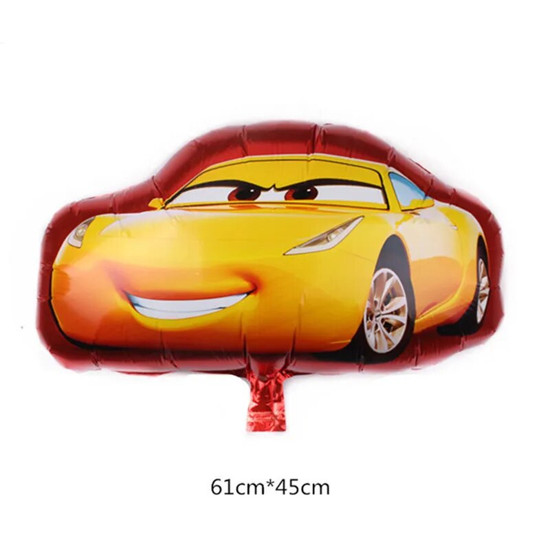 McQueen Car Foil Balloon Disney Birthday Party Decoration Kids Favors Toys baby shower balloon Home Decor Racing Cars Globos