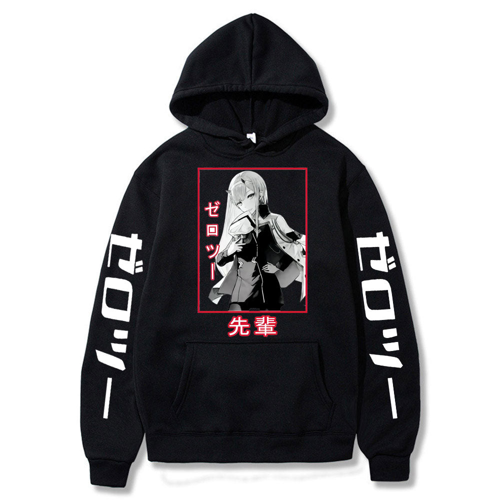 Anime Darling In The Franxx Men Women Unisex Hoodies Sweatshirts Zero Two Hoodie Autumn Winter