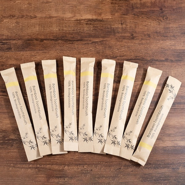 10 Piece Soft Bristles Bamboo Toothbrush Eco Friendly Vegan Tooth Brush Escova De Dente Cepillo De Dientes Bambu Brosse A Dent