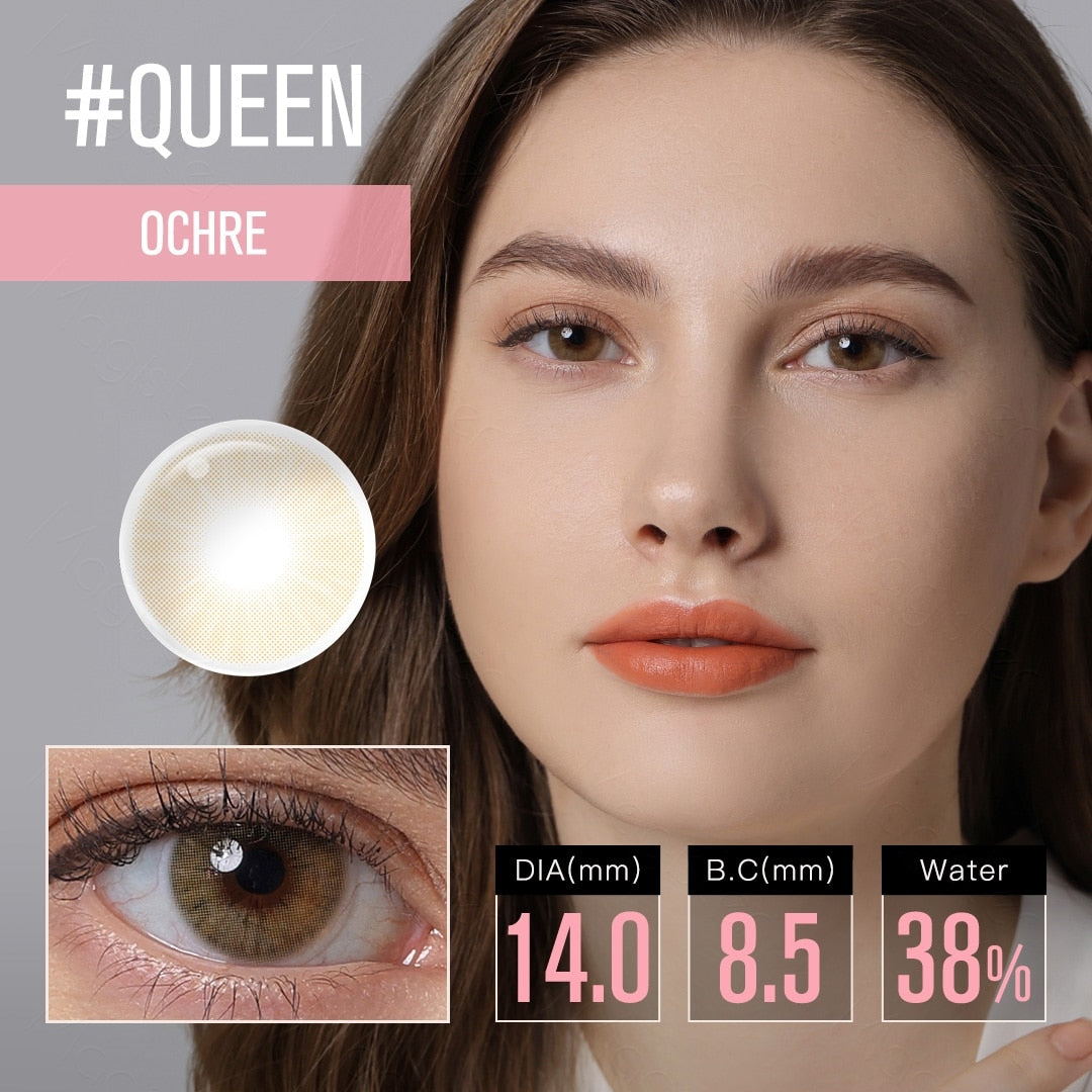 Natural Color Lens Eyes 1Pair Color Contact Lenses For Eyes Beauty Contact Lenses Eye Cosmetic Color Lens Eyes