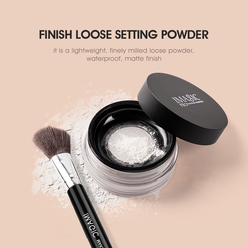 IMAGIC new makeup powder waterproof oil control waterproof  foundation invisible brightening skin cosmetic