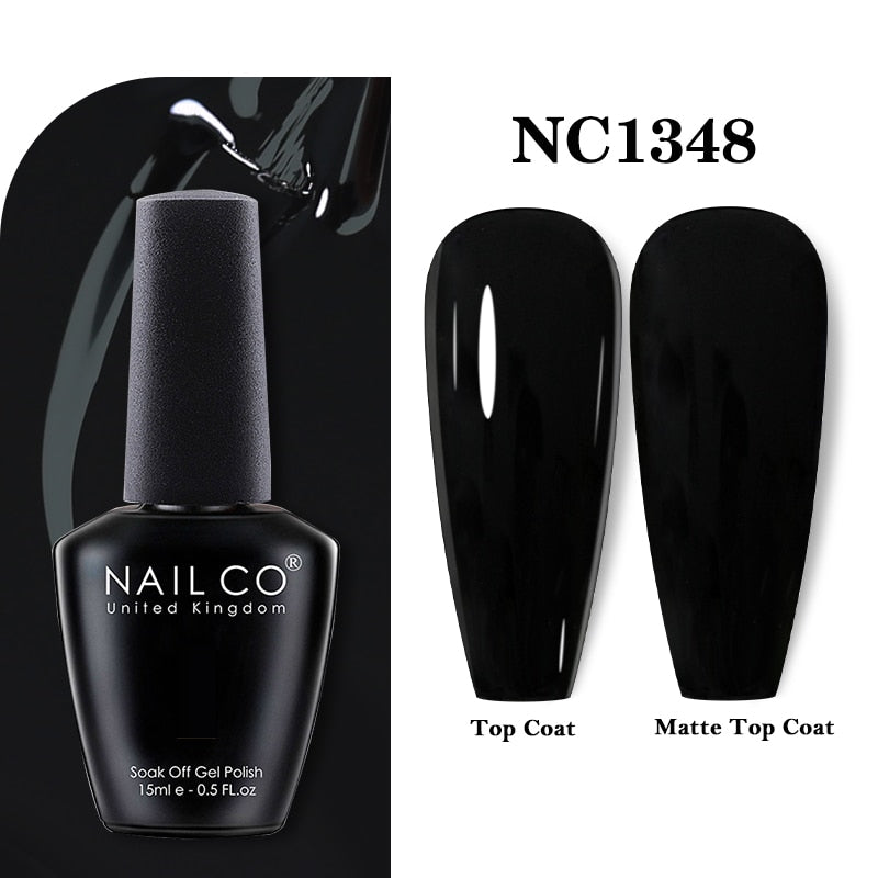 NAILCO 15ml Pink Colors Series Semi Permanent Nail Gel Varnish Polish Soak Off White Red UV Nail Art Gel Nail Polish Gel Lacquer