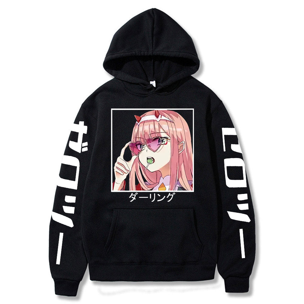 Anime Darling In The Franxx Men Women Unisex Hoodies Sweatshirts Zero Two Hoodie Autumn Winter