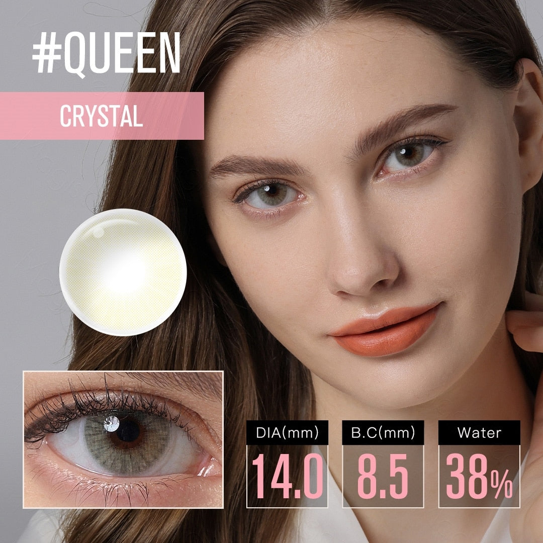 Natural Color Lens Eyes 1Pair Color Contact Lenses For Eyes Beauty Contact Lenses Eye Cosmetic Color Lens Eyes