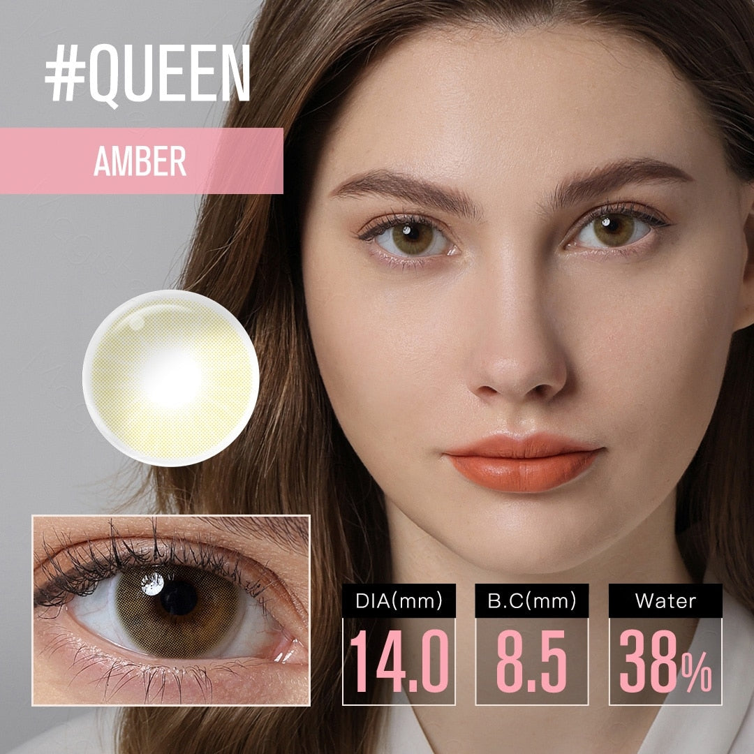 Natural Color Lens Eyes 1Pair Color Contact Lenses For Eyes Beauty Contact Lenses Eye Cosmetic Color Lens Eyes