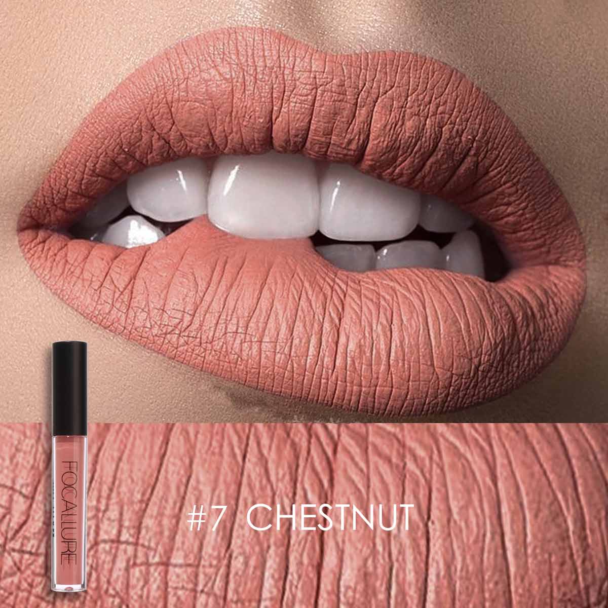 FOCALLURE 39 Color Matte Lipgloss Lip Tint Paint Colors Long Lasting Waterproof Liquid Moisturizing Lipstick Beauty Makeup